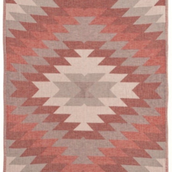 Organic Woven Wrap Towel Blanket Western Bohemian 2 Side Design Clay Pink NEW OS - Picture 4 of 12